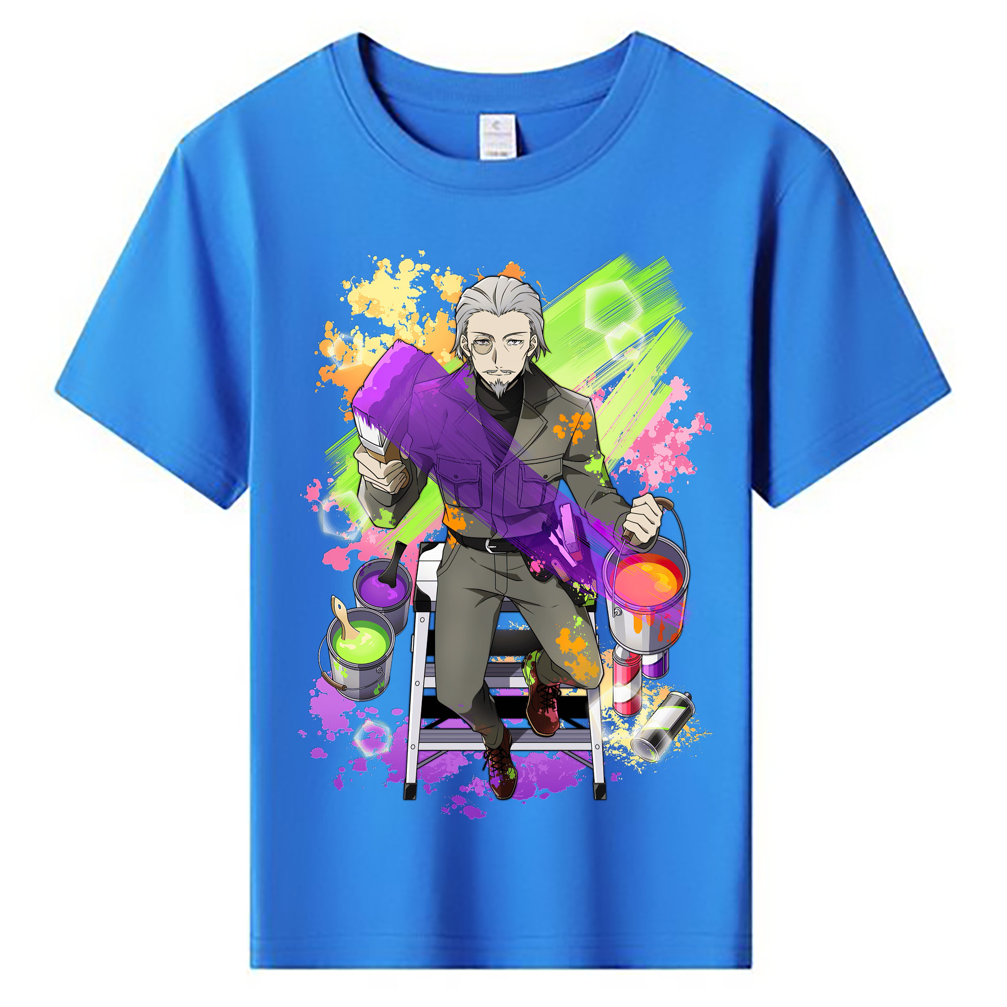 （画像用） 文豪ストレイドッグス Bungo Stray Dogs 綿100％キッズTシャツ（フロントプリント）